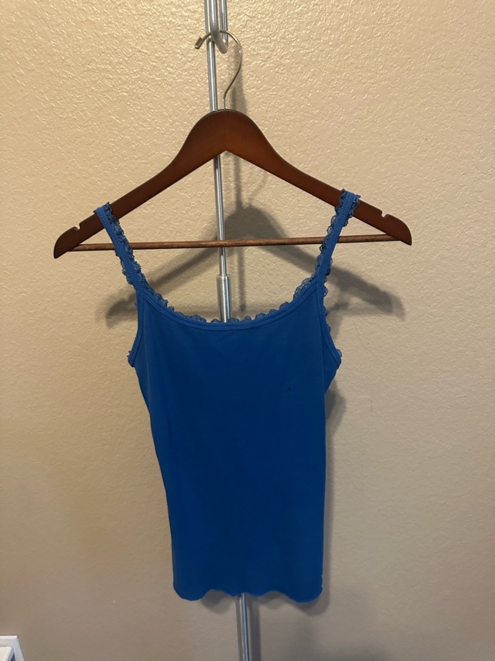 G by Guess Royal Blue Lace-Trim Cami y2k